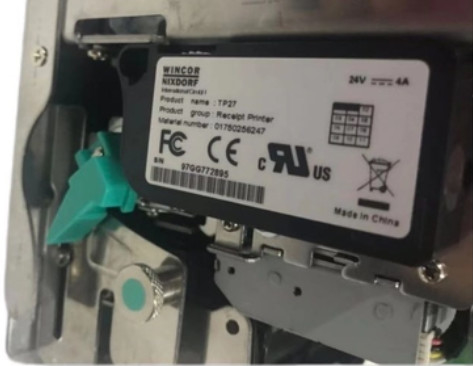 01750256247 1750256247 Wincor Nixdorf TP27 Drukarka pokwitowania Drukarka TP27 (P1 + M1 + H1) 80 mm Części bankomatu
